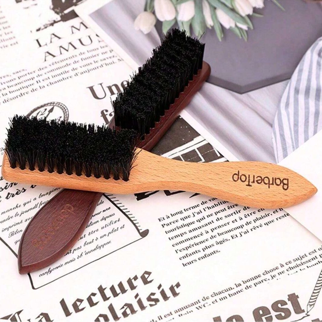 Wooden Boar Bristle Beard Brush