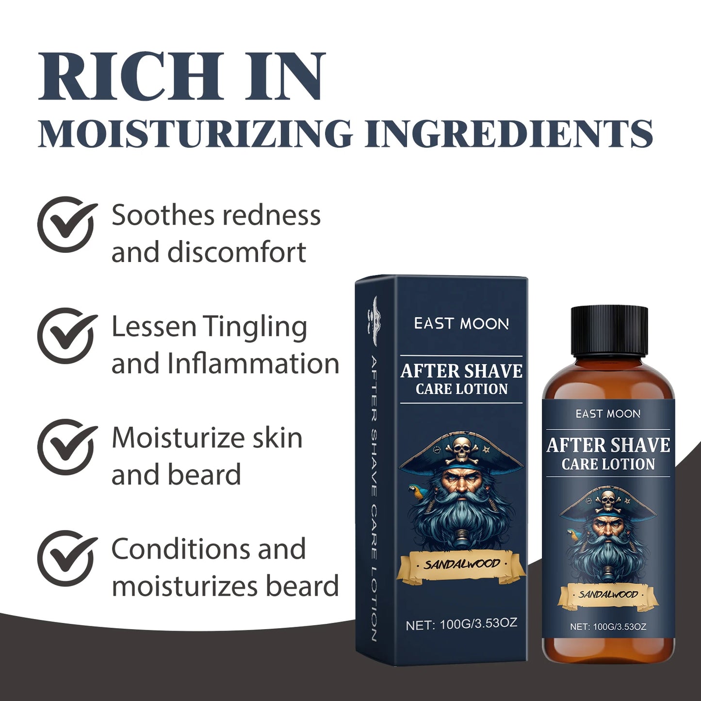 Soothing Moisturizing Men's Aftershave Lotion