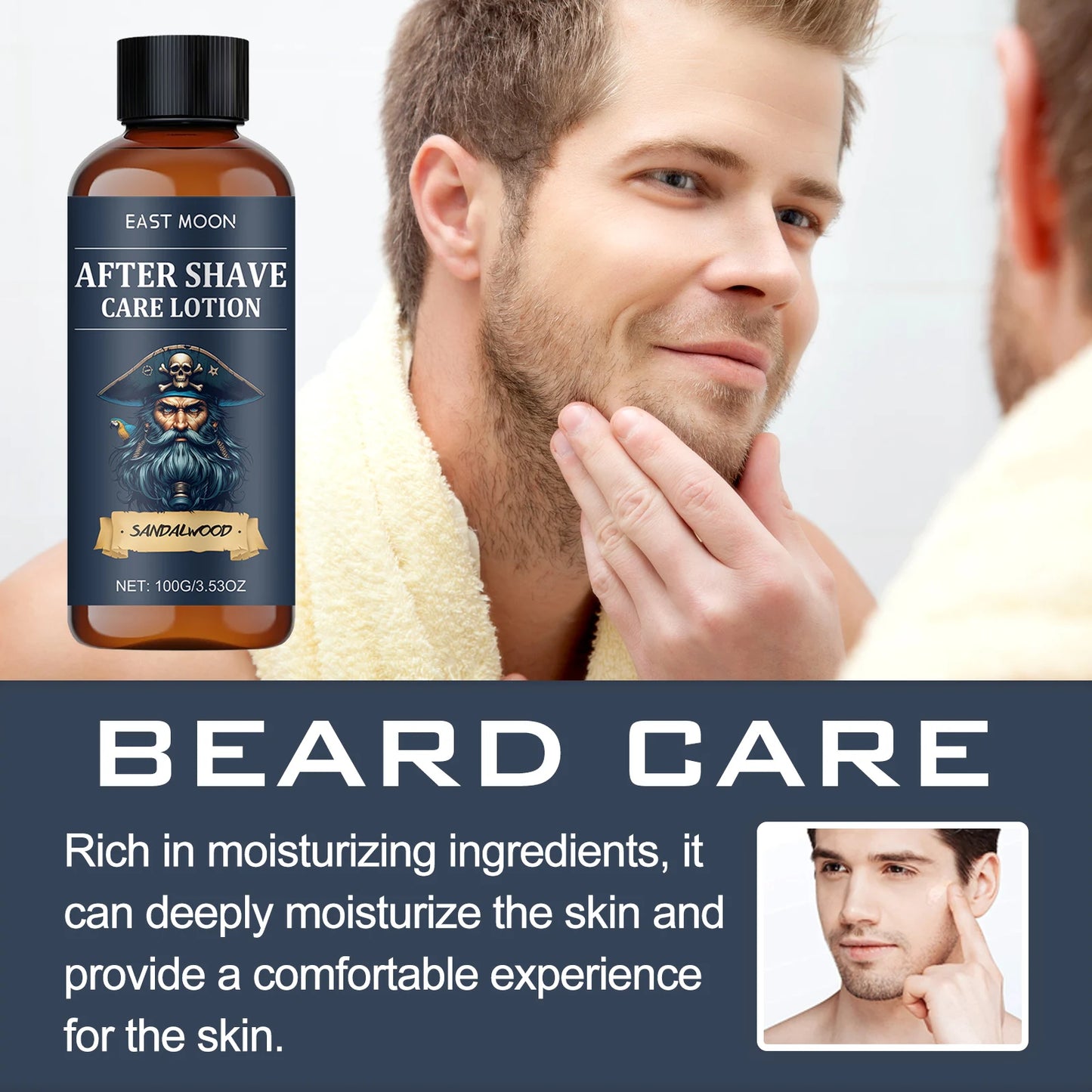 Soothing Moisturizing Men's Aftershave Lotion