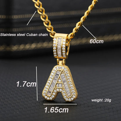 Cubic Zirconia Initial Pendant