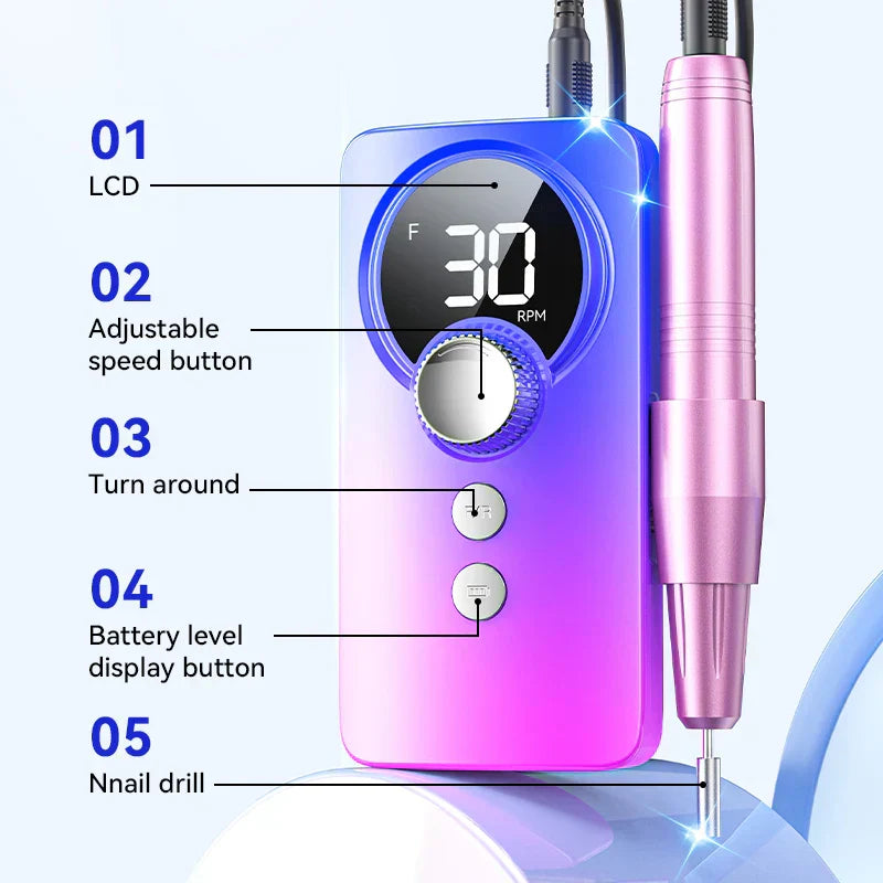 Electric Nail Drill Machine