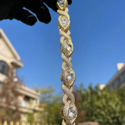 Iced Out Cuban Link Bracelet