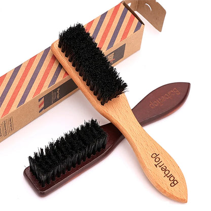 Wooden Boar Bristle Beard Brush