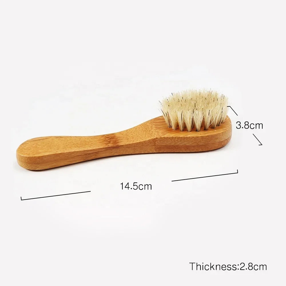 Natural Wooden Exfoliating Face Brush