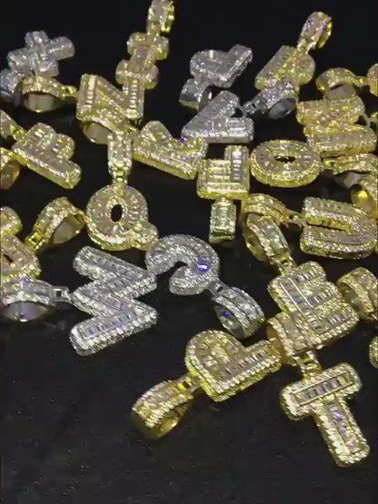 Cubic Zirconia Initial Pendant